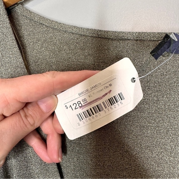 NWT KLD Romper in olive - Picture 4 of 9